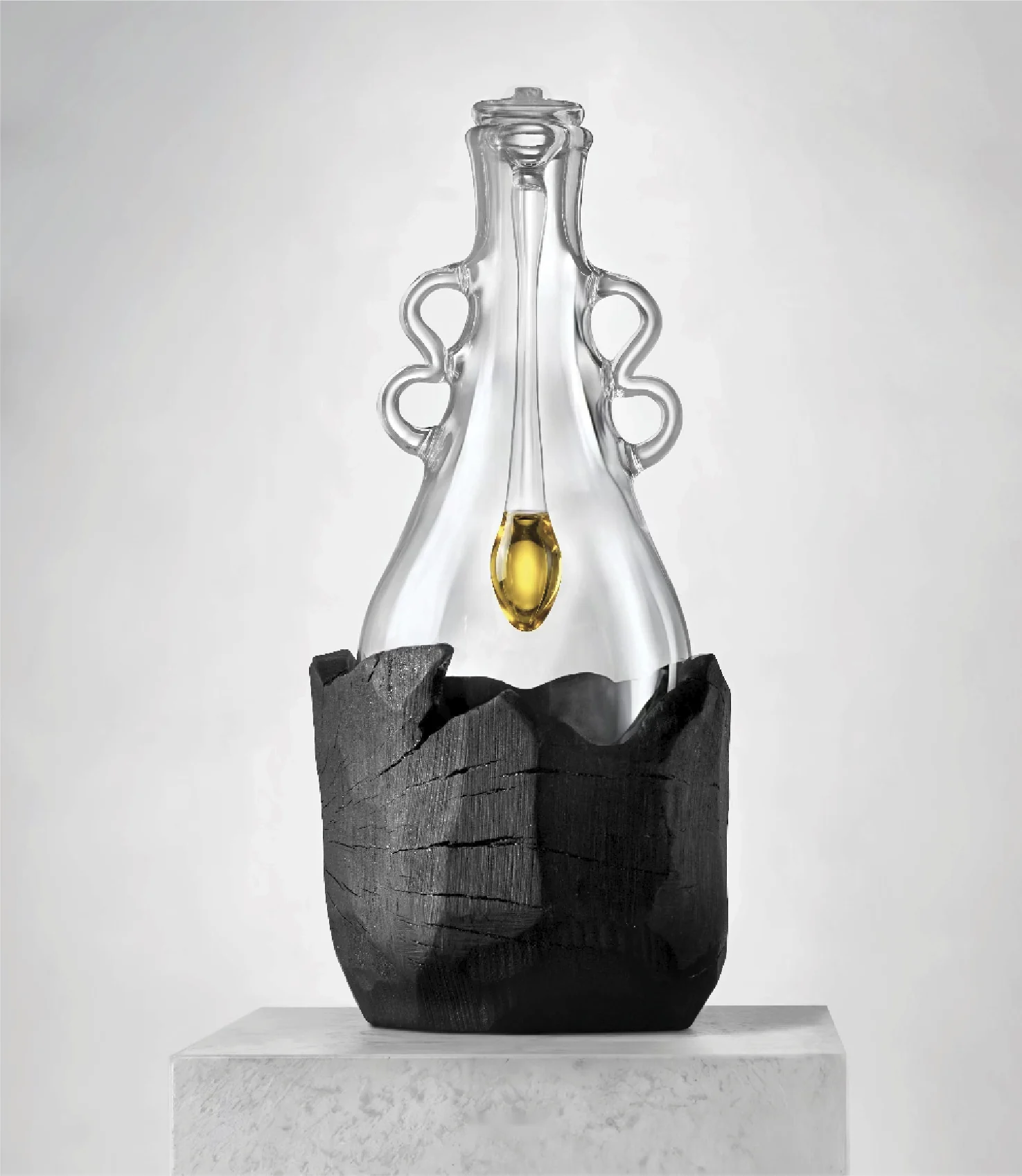 The Gaza Olive Oil Vessel on its plinth